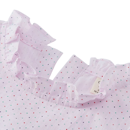Baby Girl Ruffle Linen Blouse
