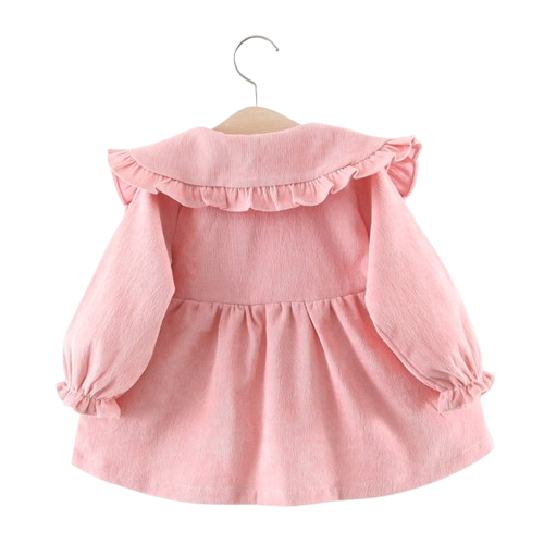 Baby Girl Collared Bowknot Dress