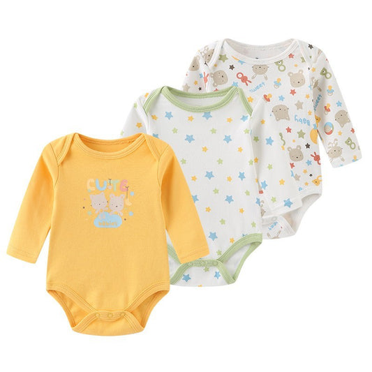 Baby Girl 3-pack Long-Sleeved Bodysuits