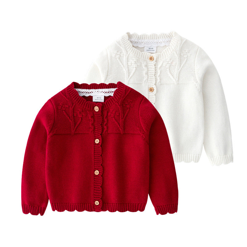 Baby Girl Knit Cardigan