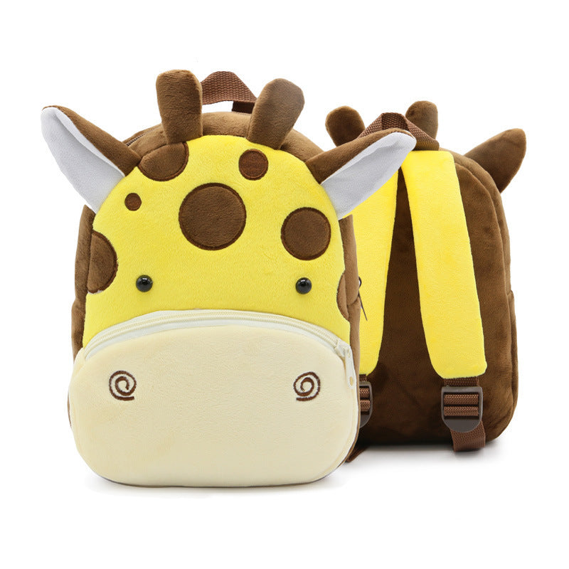 Girls Animal Plush Backpack