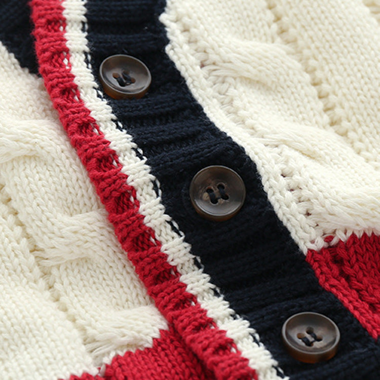 Baby Girl Cable Knit Cardigan