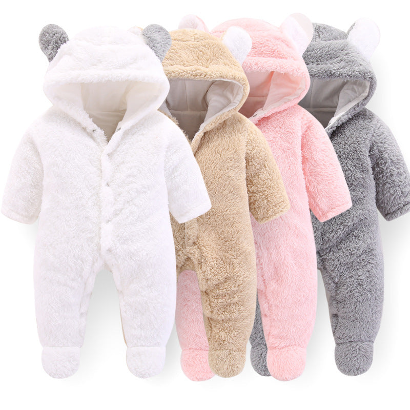 Fleece-Wimpelkette mit Füßen für Baby-Mädchen
