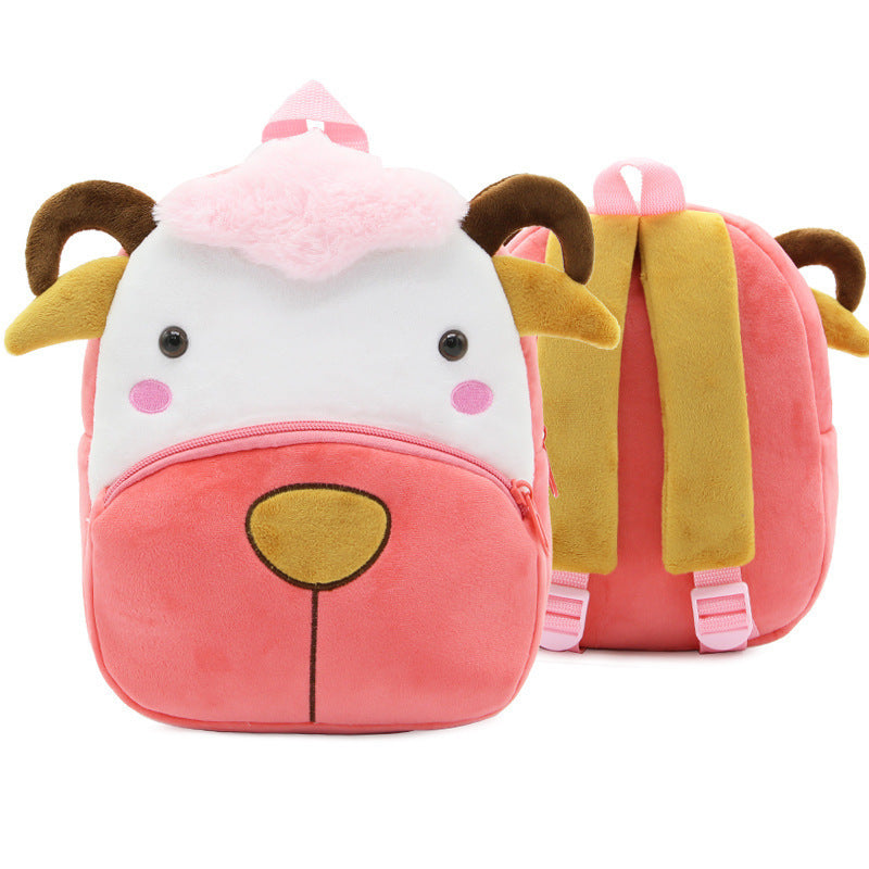 Girls Animal Plush Backpack