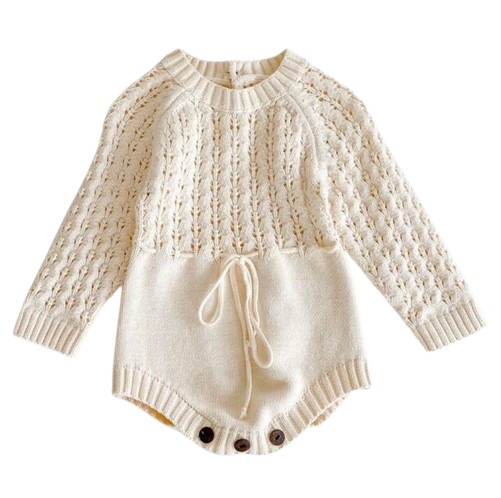 Baby Girl Knit Romper