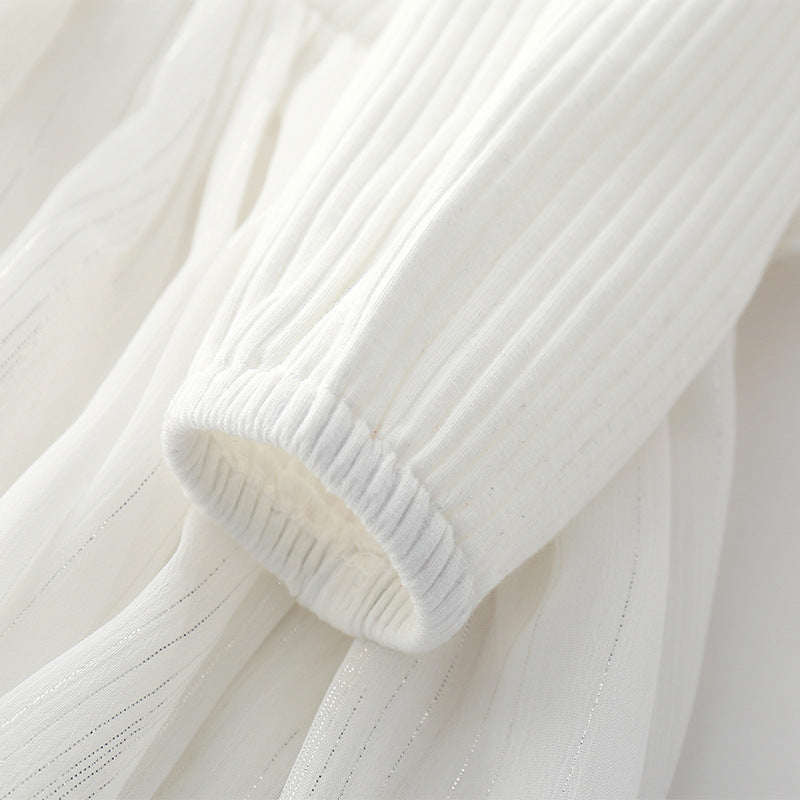 Baby Girl 2-Piece Bodysuit Dress and Hat Set