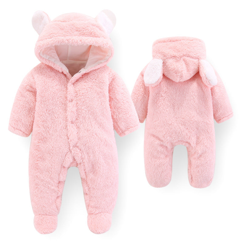 Fleece-Wimpelkette mit Füßen für Baby-Mädchen