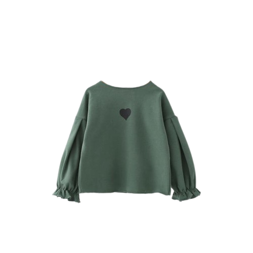 Baby Girl Puff-Sleeve Shirt
