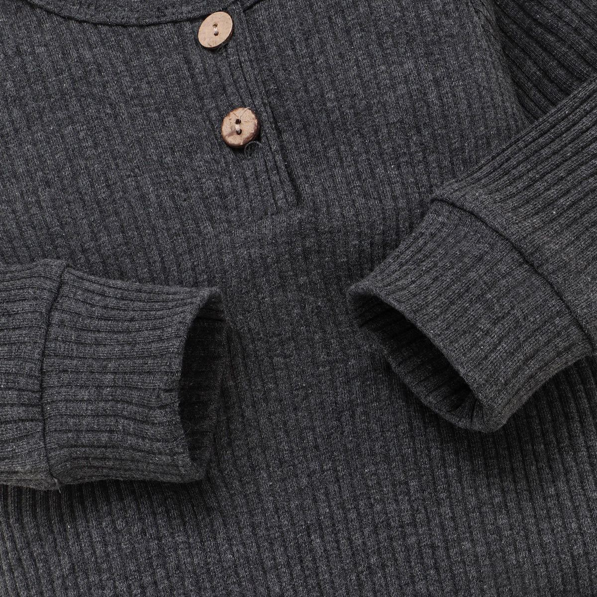 Gerippter Baumwoll-Overall für Babys (J)