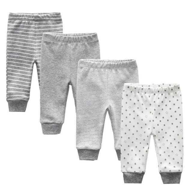 Baby Girl 4-Pack Cotton Pants