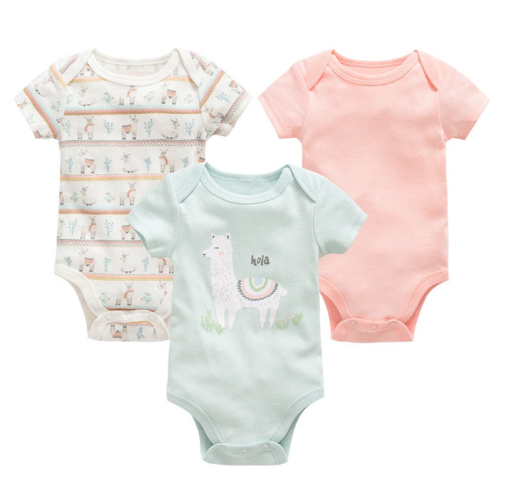 Baby Girl 3-Pack Short Sleeve Bodysuits