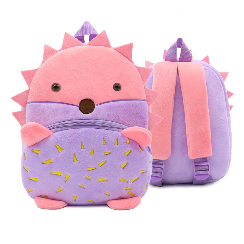 Girls Animal Plush Backpack
