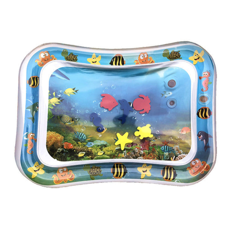 Alfombra de juego con agua para bebés boca abajo