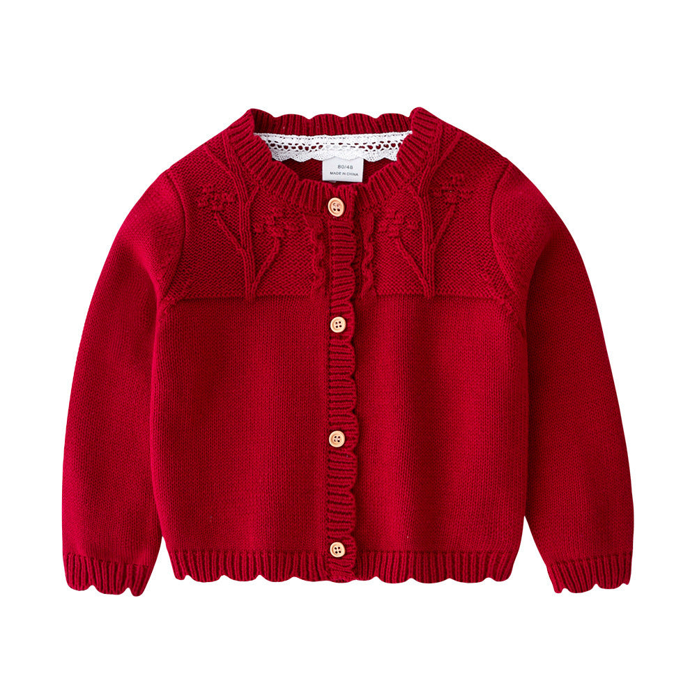 Baby Girl Knit Cardigan