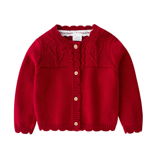Baby Girl Knit Cardigan
