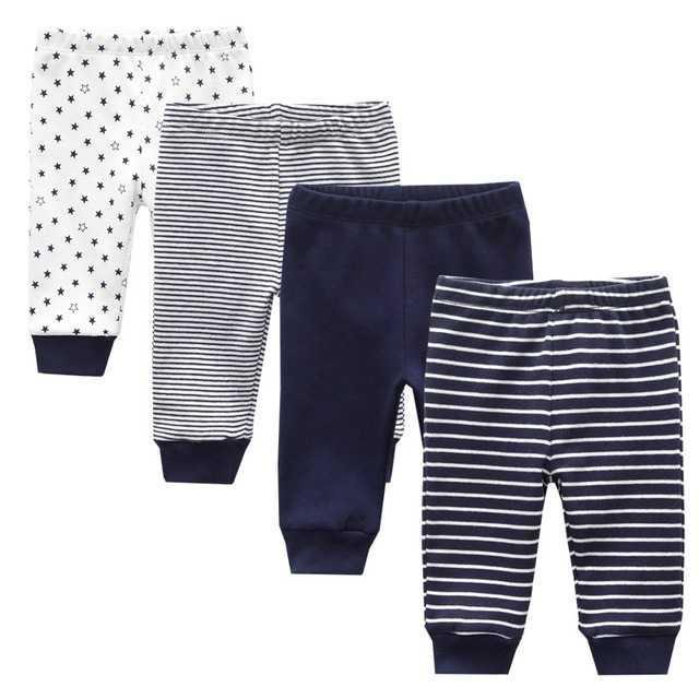 Baby Girl 4-Pack Cotton Pants