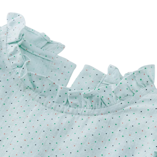 Baby Girl Ruffle Linen Blouse
