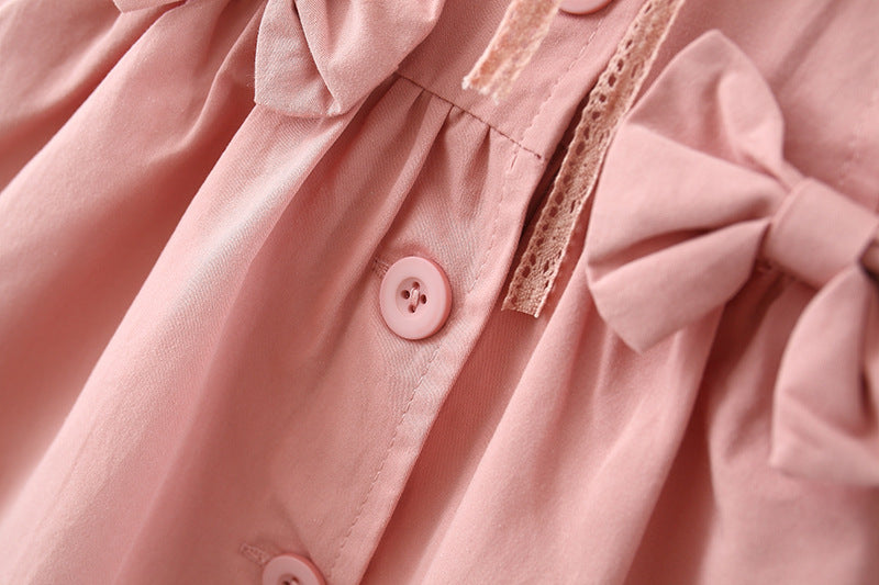 Baby Girl Lace Trench Coat