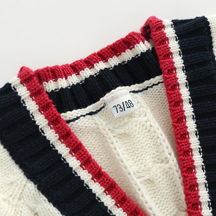 Baby Girl Cable Knit Cardigan