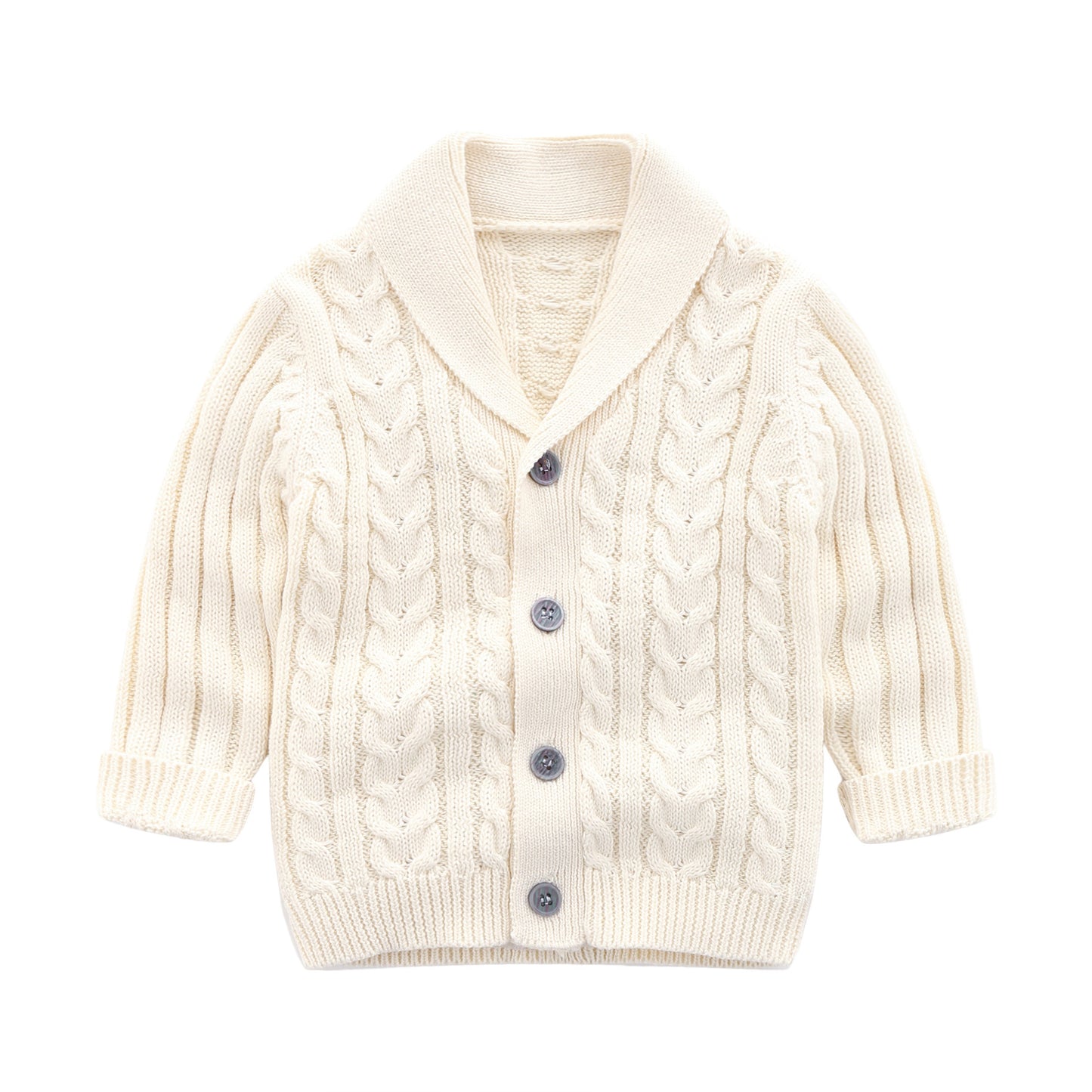 Baby Girl Shawl Collar Cardigan