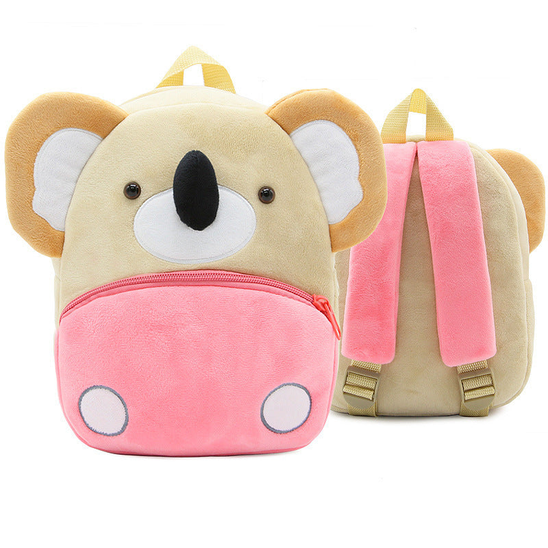 Girls Animal Plush Backpack