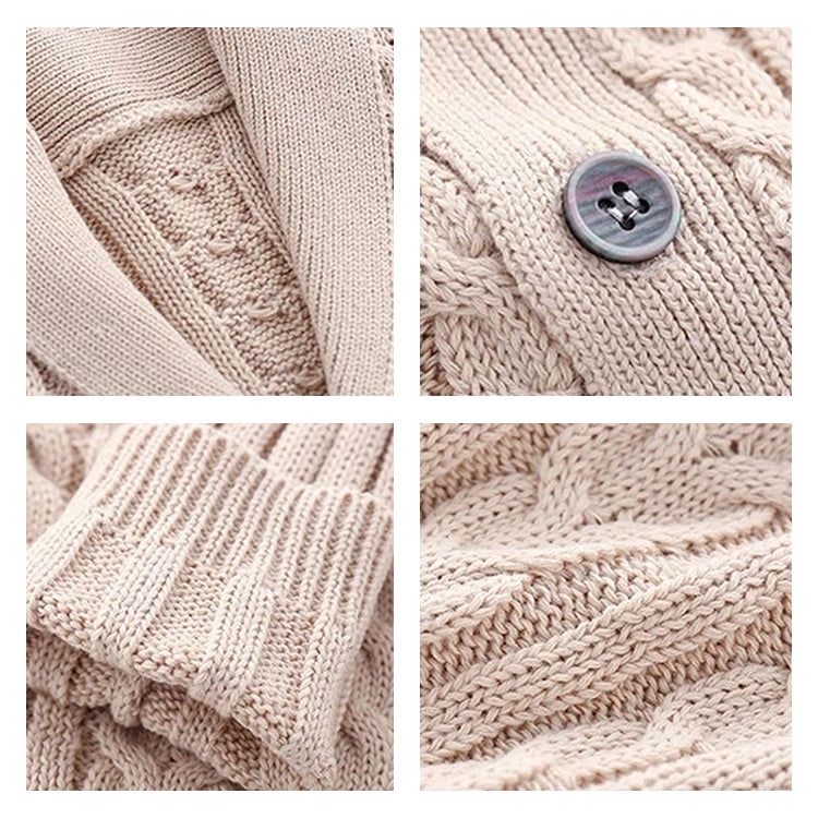 Baby Girl Shawl Collar Cardigan