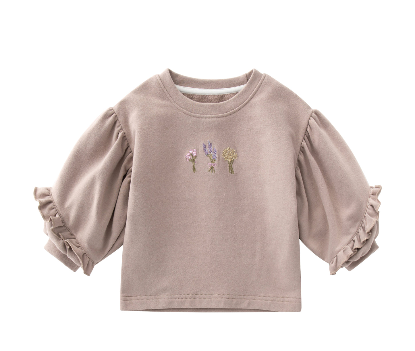 Baby Girl Bell-Sleeve Sweatshirt