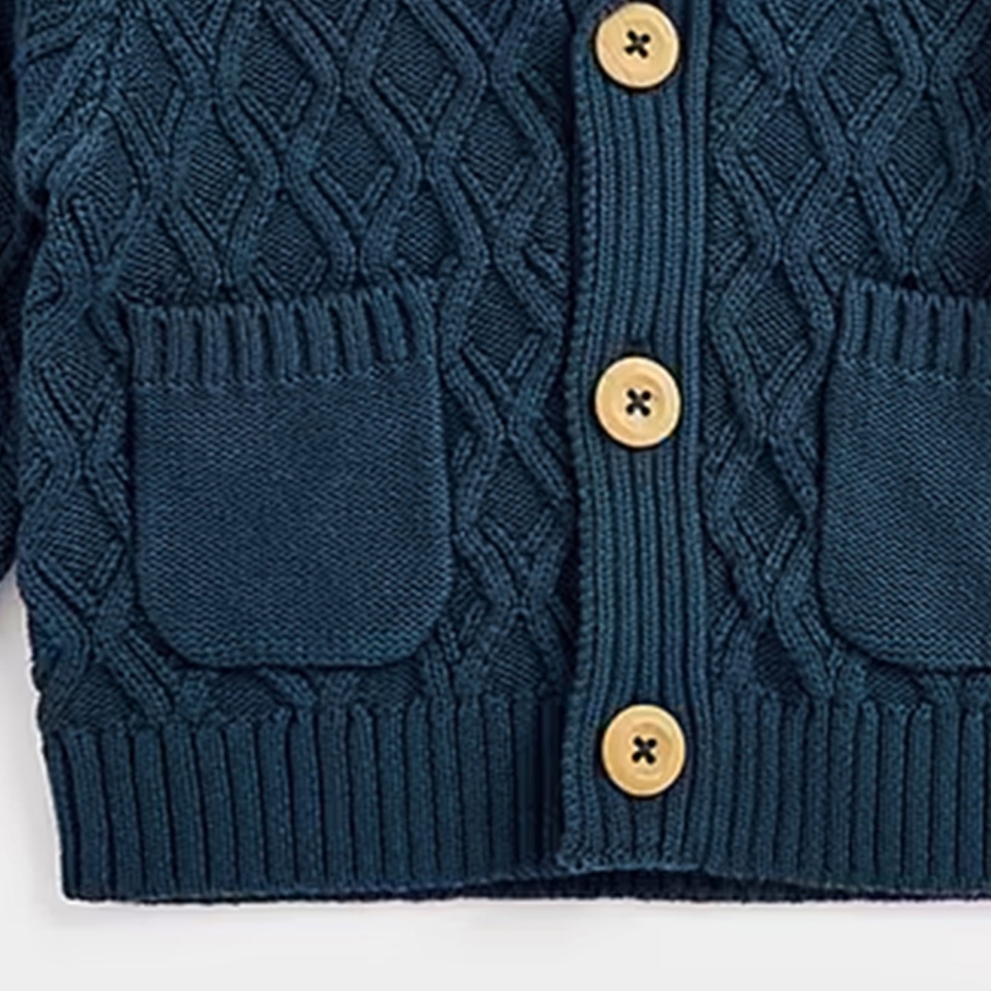 Baby Girl Shawl Collar Cardigan