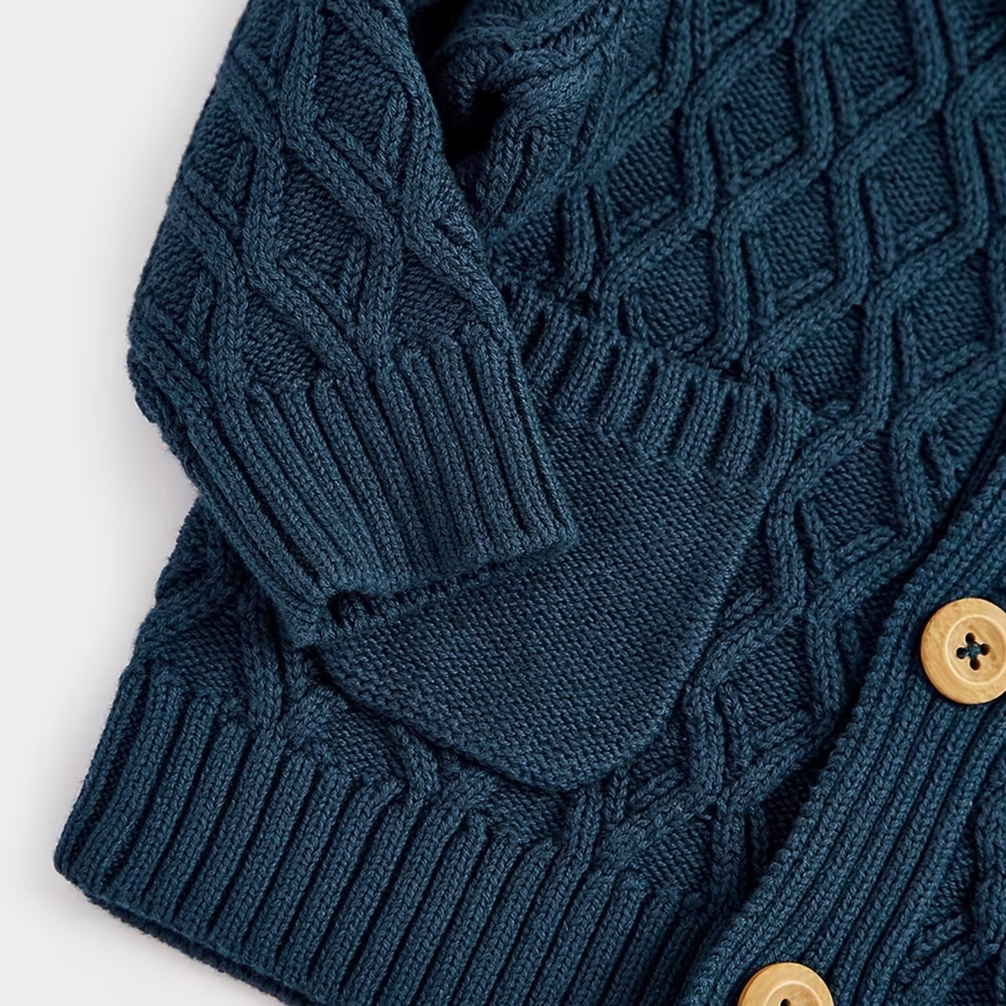 Baby Girl Shawl Collar Cardigan