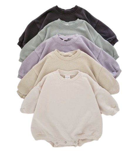 Baby Boy Loose Sweater Bodysuit