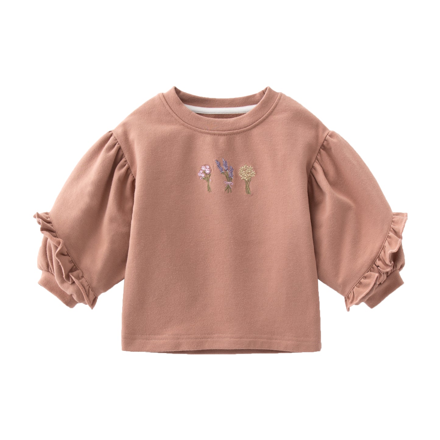 Baby Girl Bell-Sleeve Sweatshirt