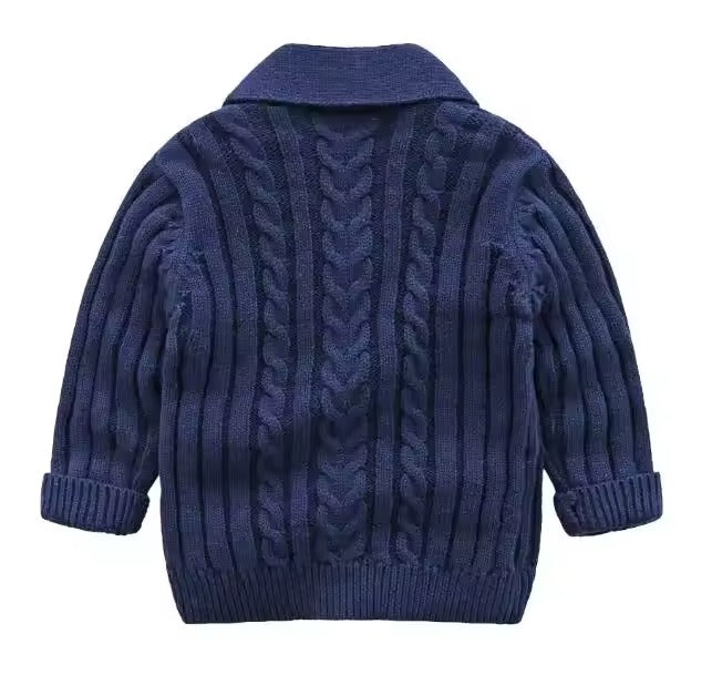 Baby Girl Shawl Collar Cardigan