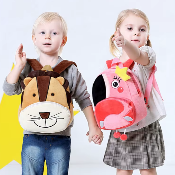 Mochila de peluche de animales para niños
