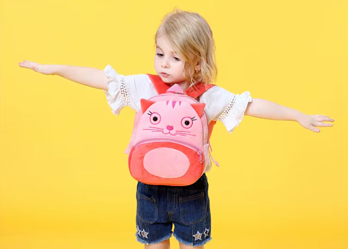 Girls Animal Plush Backpack