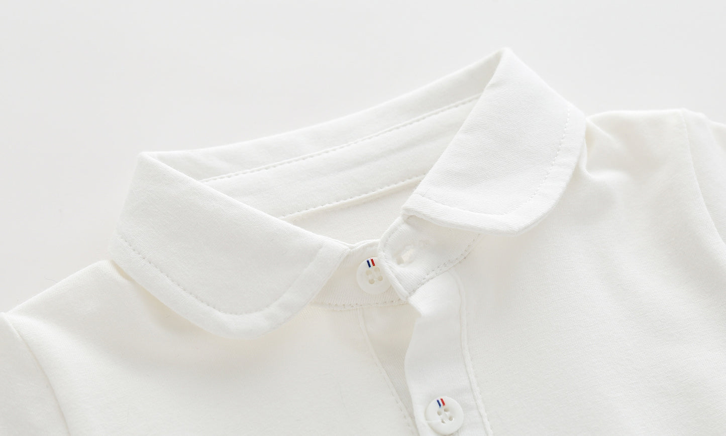 Conjunto de 2 piezas de polo y pantalón corto para bebé niño