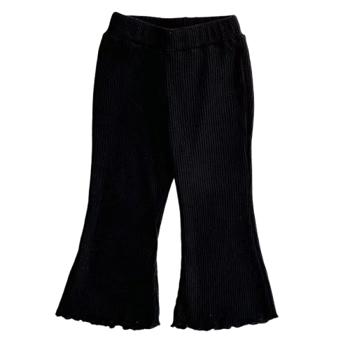 Baby Girl Flare Ribbed Pants