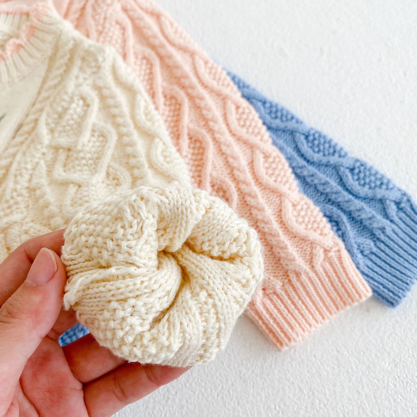 Baby Girl Floral-Embroidered Cardigan