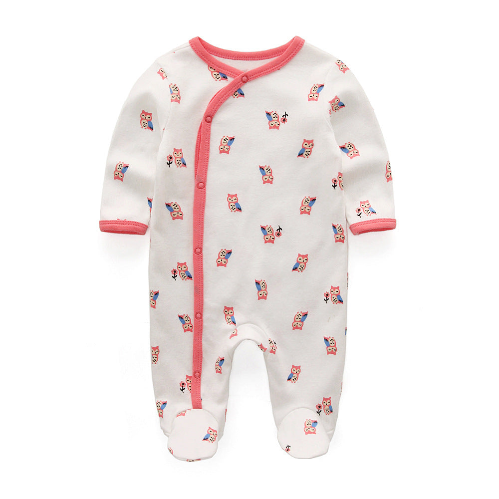 3er-Pack Jumpsuits mit Eulen-Print für Babys (Mädchen)