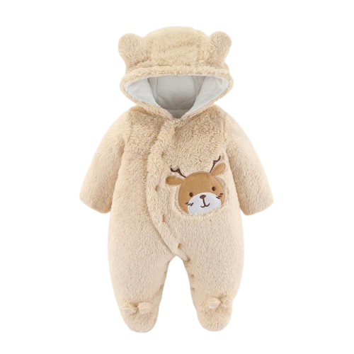 Baby Boy Hooded Fleece Bunting