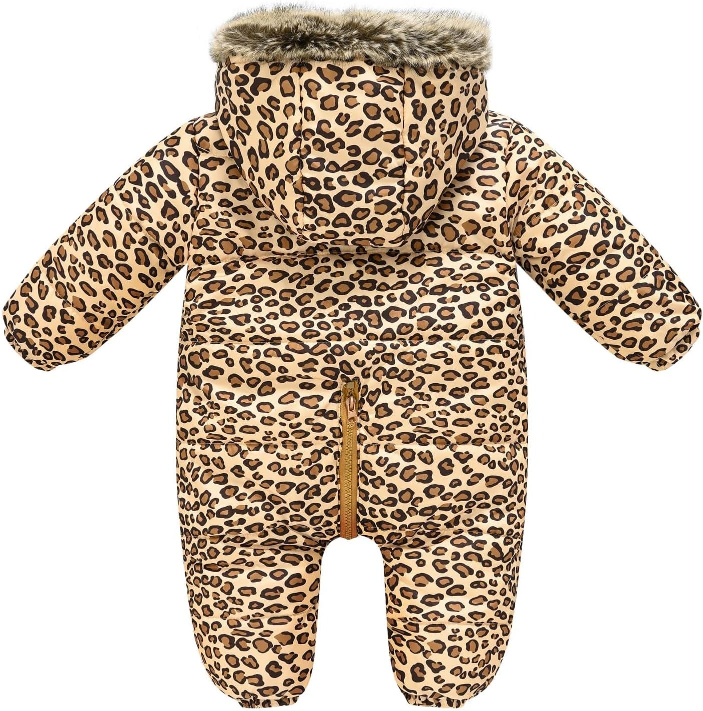 Baby Boy Fleece-Lined Hooded Snowsuit