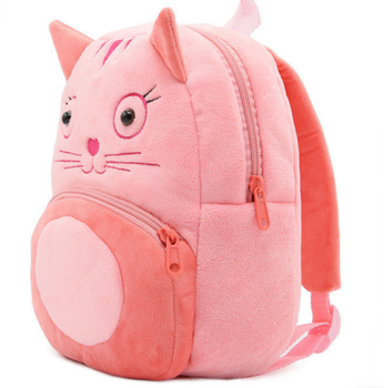 Girls Animal Plush Backpack