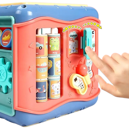 Cubo de actividades para bebés 6 en 1 