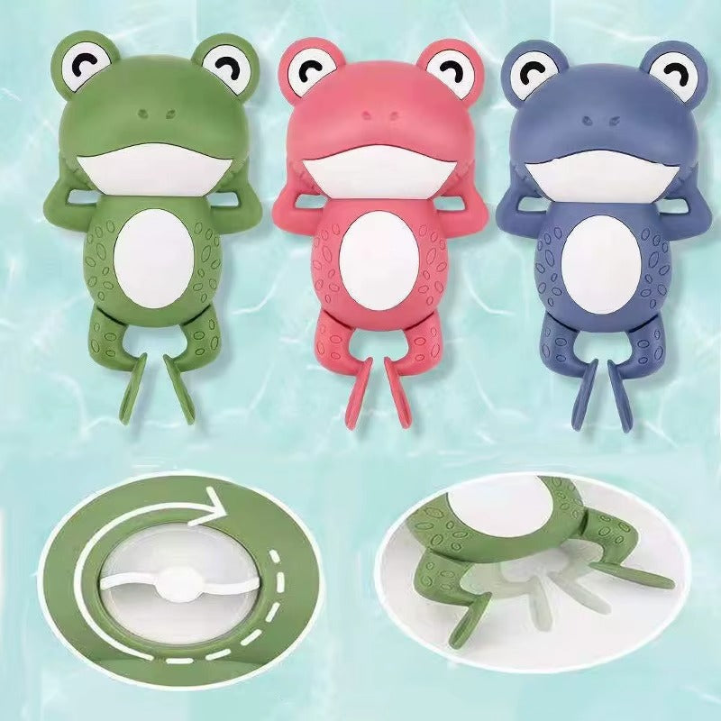 3-Pack Swimming Frogs Bath Toys