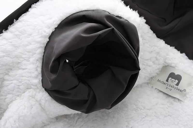 Baby Girl Fleece-Lined Footed Snowsuit