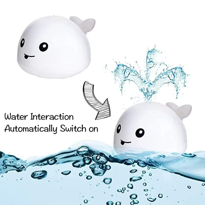Leuchtender Wassersprühwal – Bade- und Bodenspielzeug