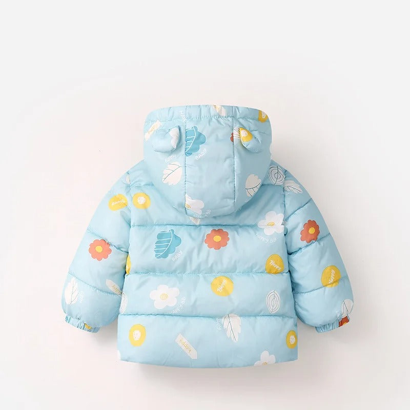 Chaqueta acolchada de plumón para niña