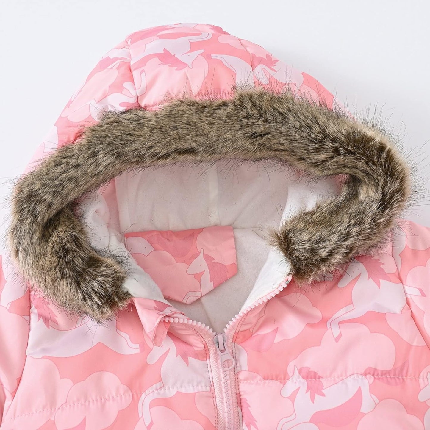 Fleecegefütterter Schneeanzug mit Kapuze für Babys (Mädchen)