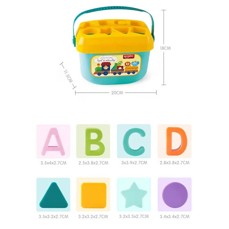 Baby-Form- und Alphabet-Sortierspielzeug