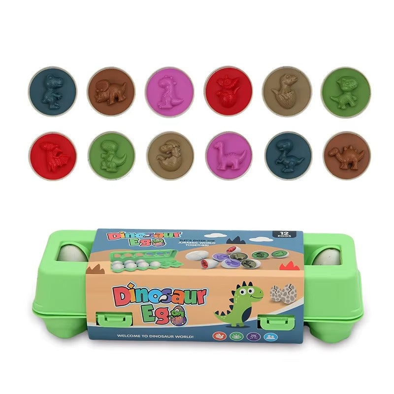Juego de huevos para combinar colores y formas
