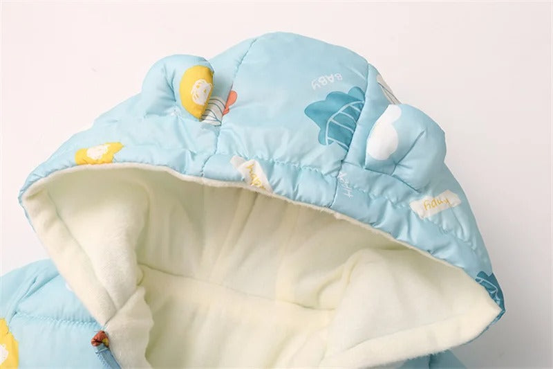 Chaqueta acolchada de plumón para niña